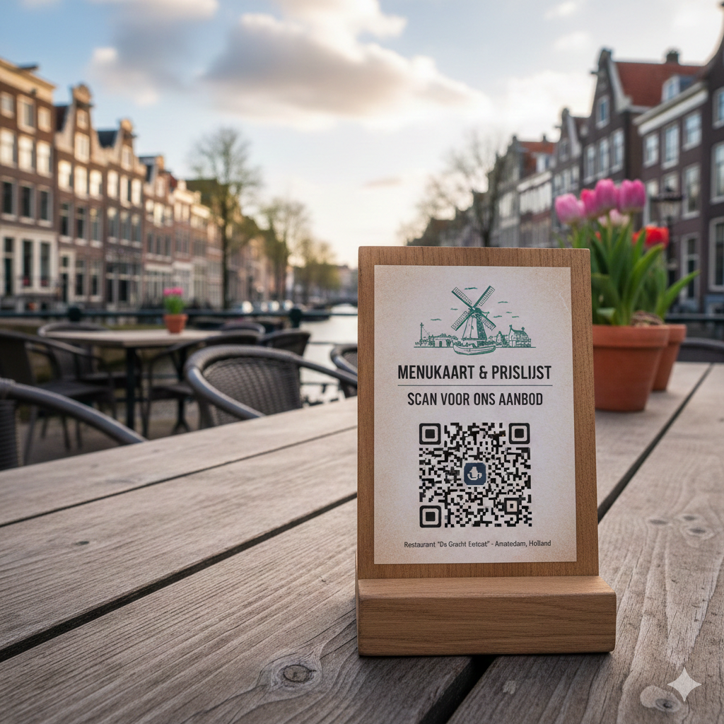 QR-prijslijst voor restaurants